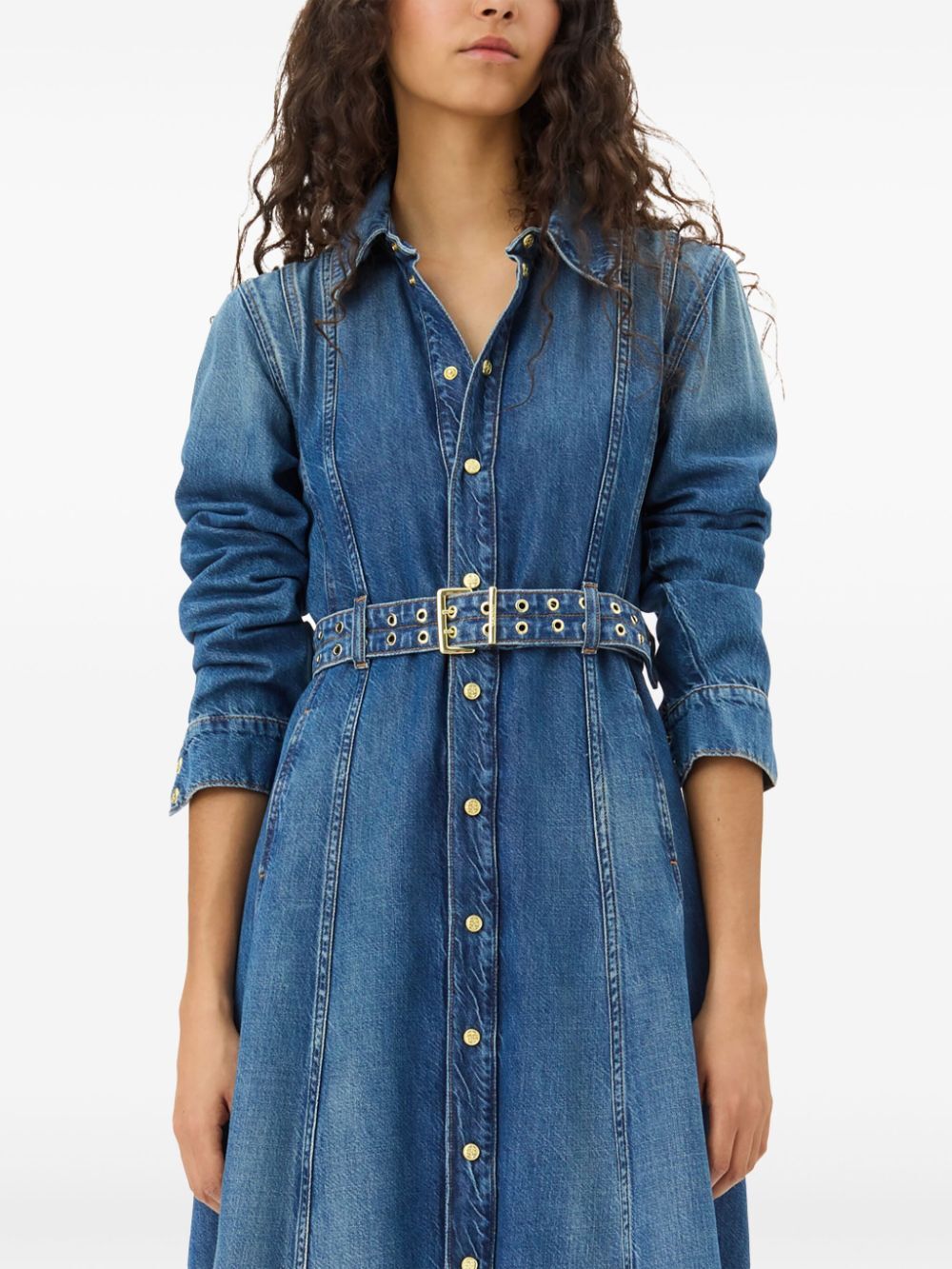 Light Denim Maxi Dress