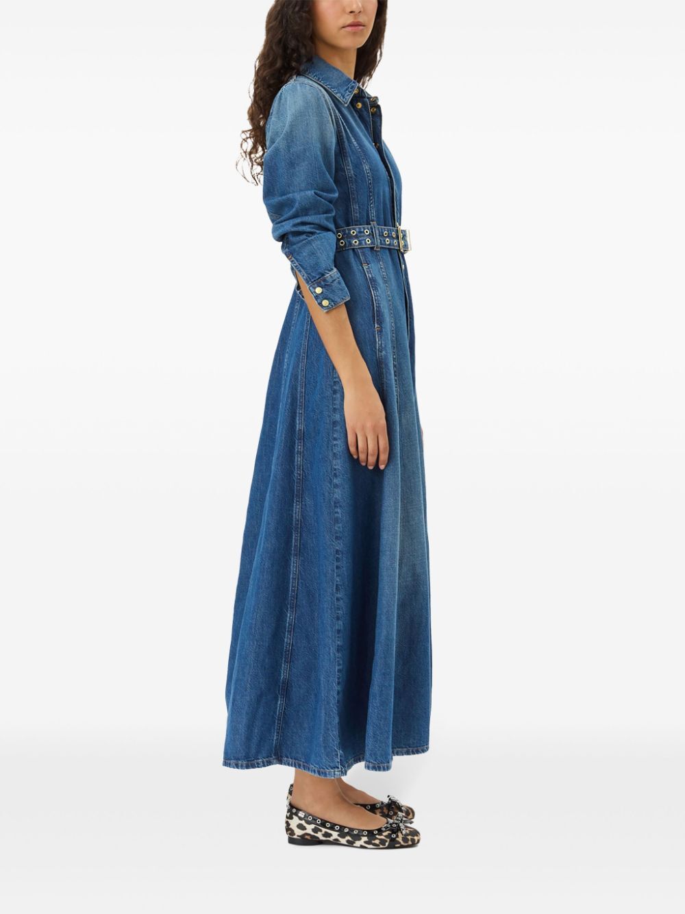 Light Denim Maxi Dress