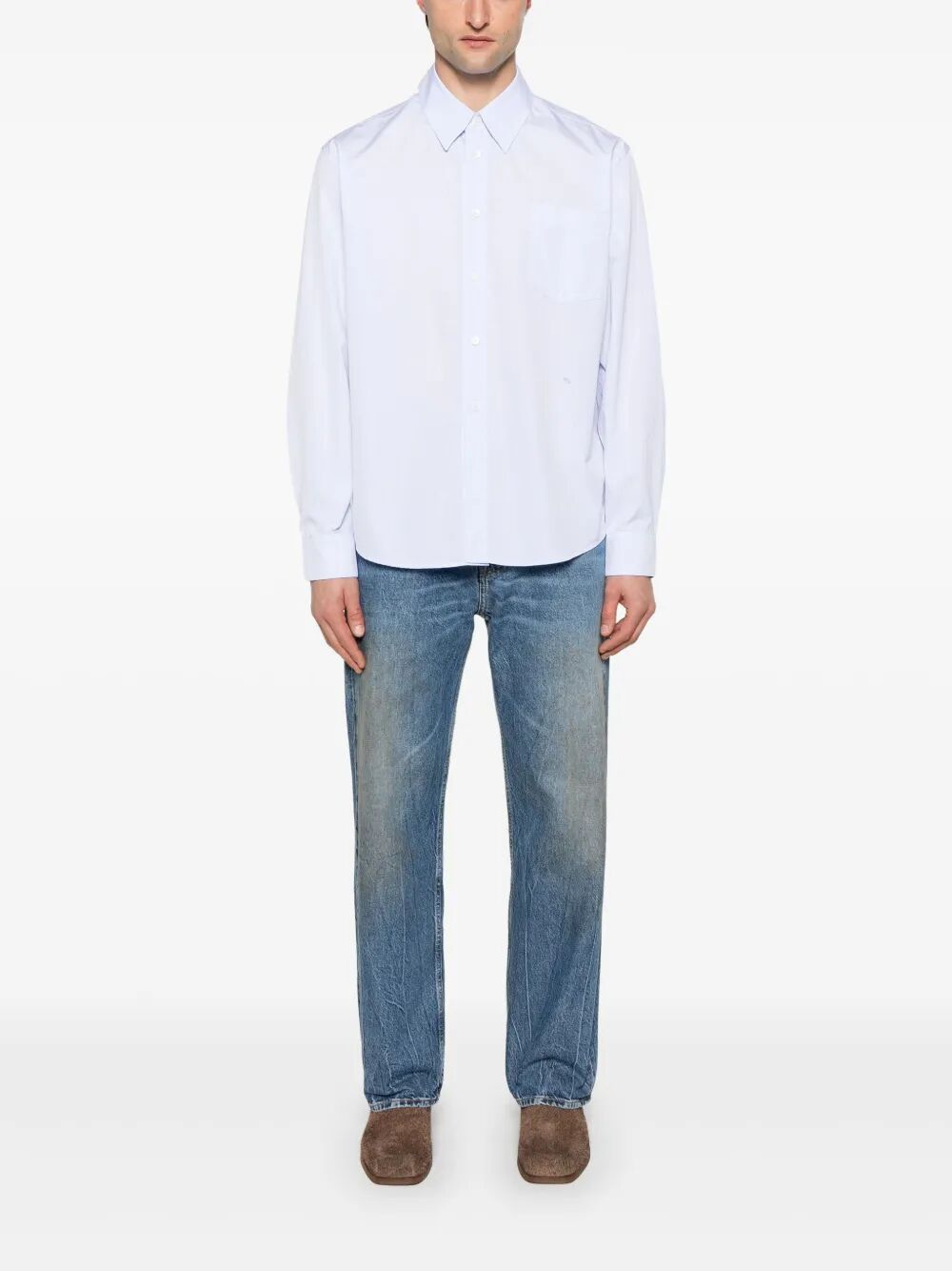 Camicia a maniche lunghe con taschino
