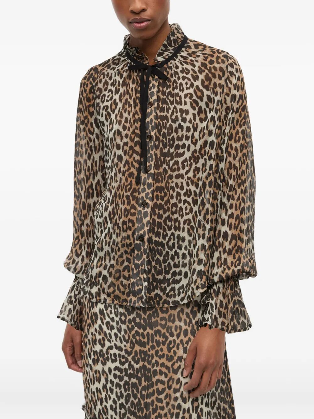 Blazer effetto trasparente