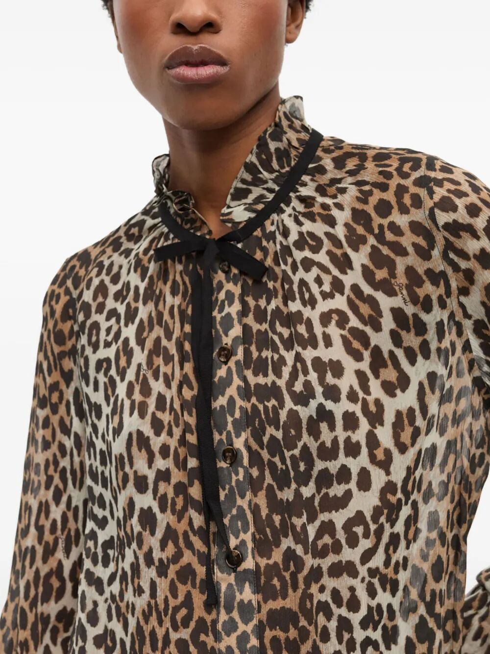 Blazer effetto trasparente