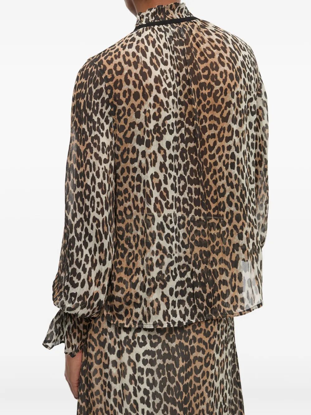 Blazer effetto trasparente