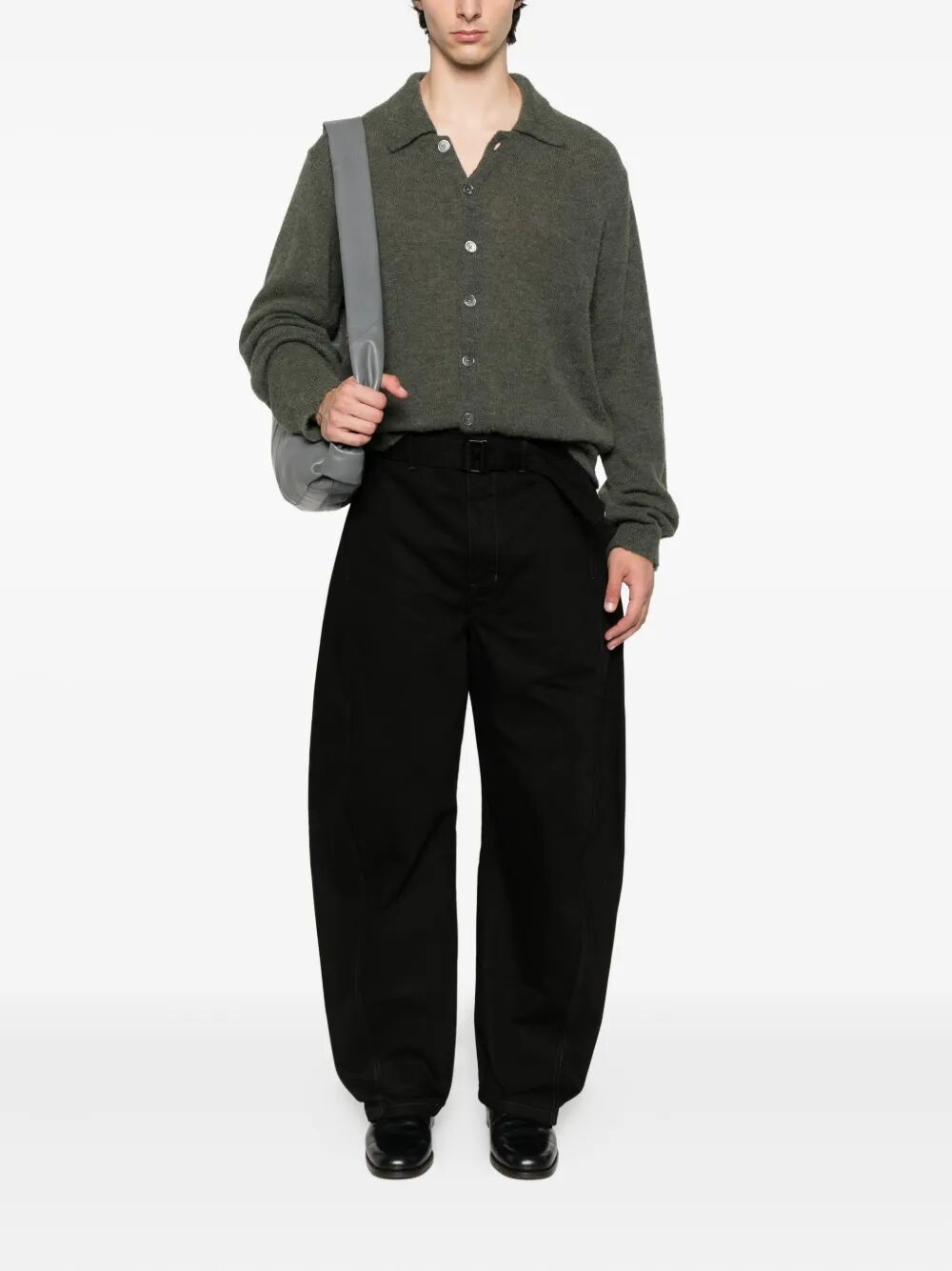 TWISTED BELTED PANTS