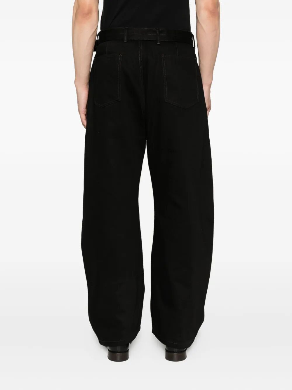 TWISTED BELTED PANTS