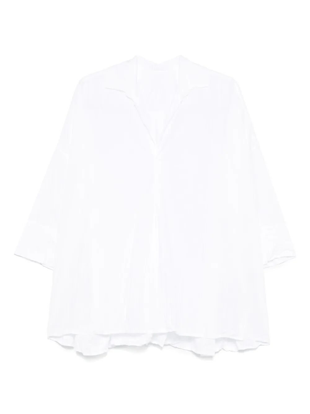 Camicia ampia senza abbottonatura