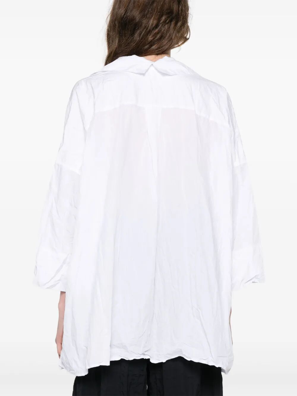 Camicia ampia senza abbottonatura