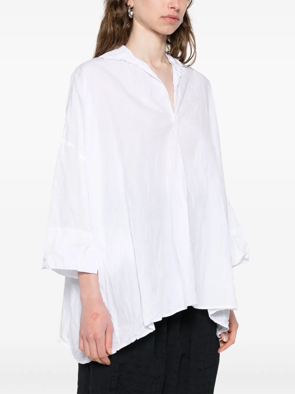 Camicia ampia senza abbottonatura