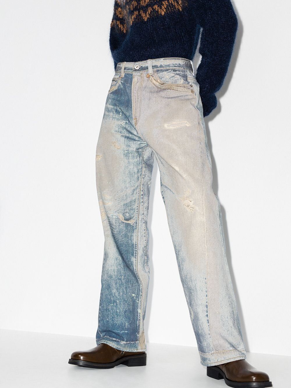 Jeans con stampa