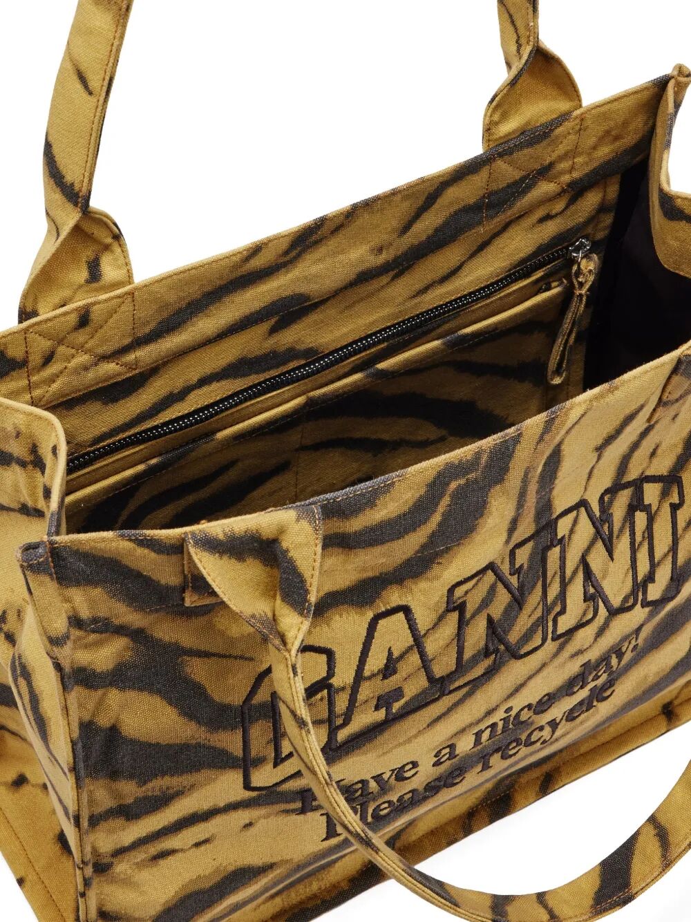 Large Easy Shopper Pocket Print Zebra