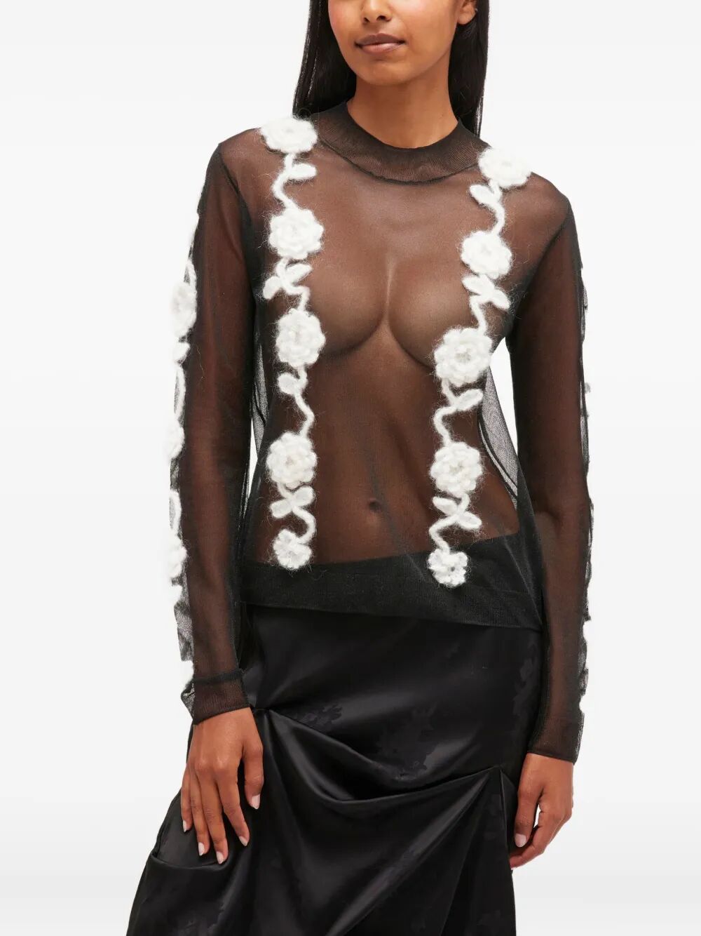 Sheer Flower Crochet