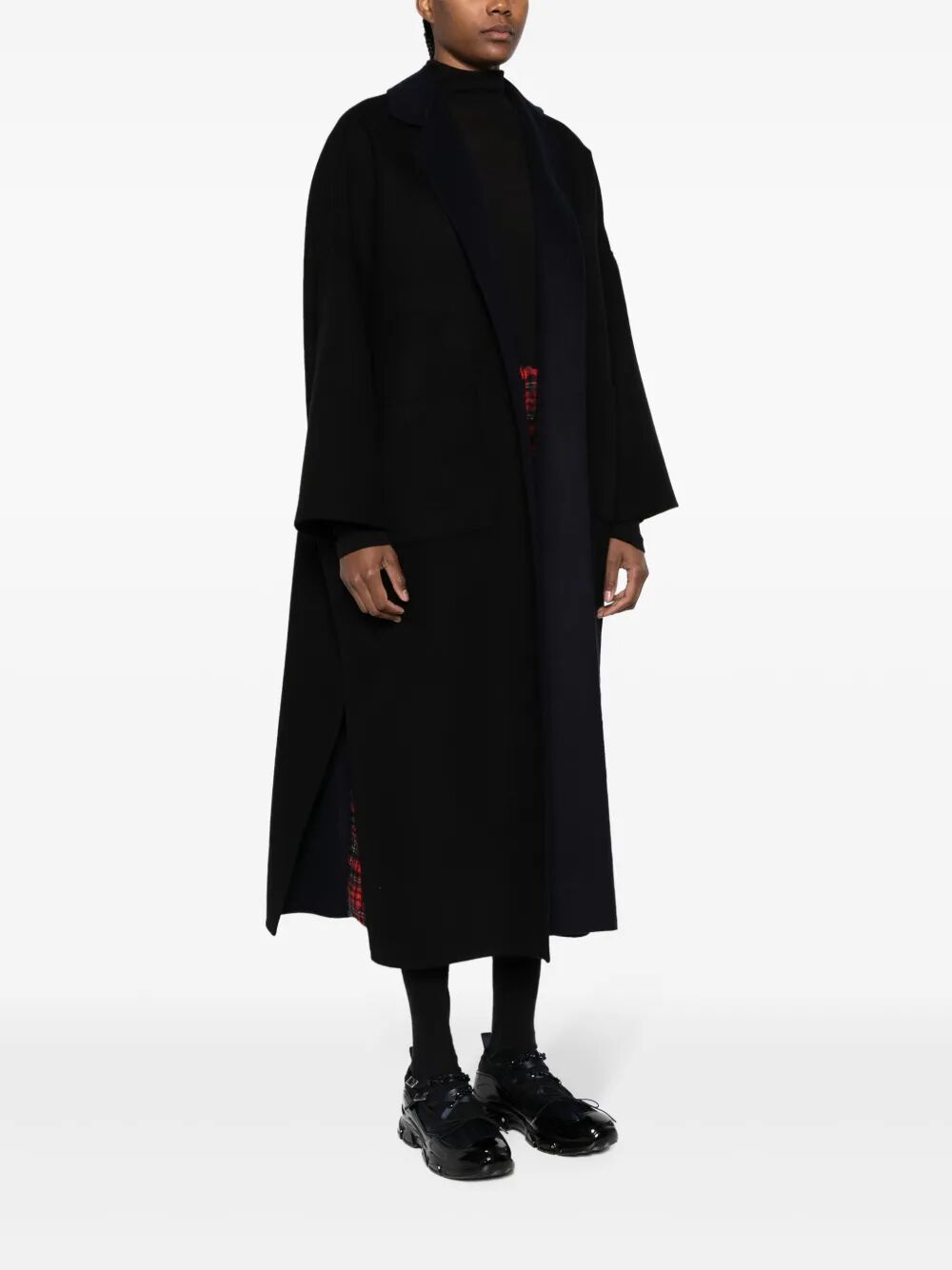 coat gladiolo lungo double