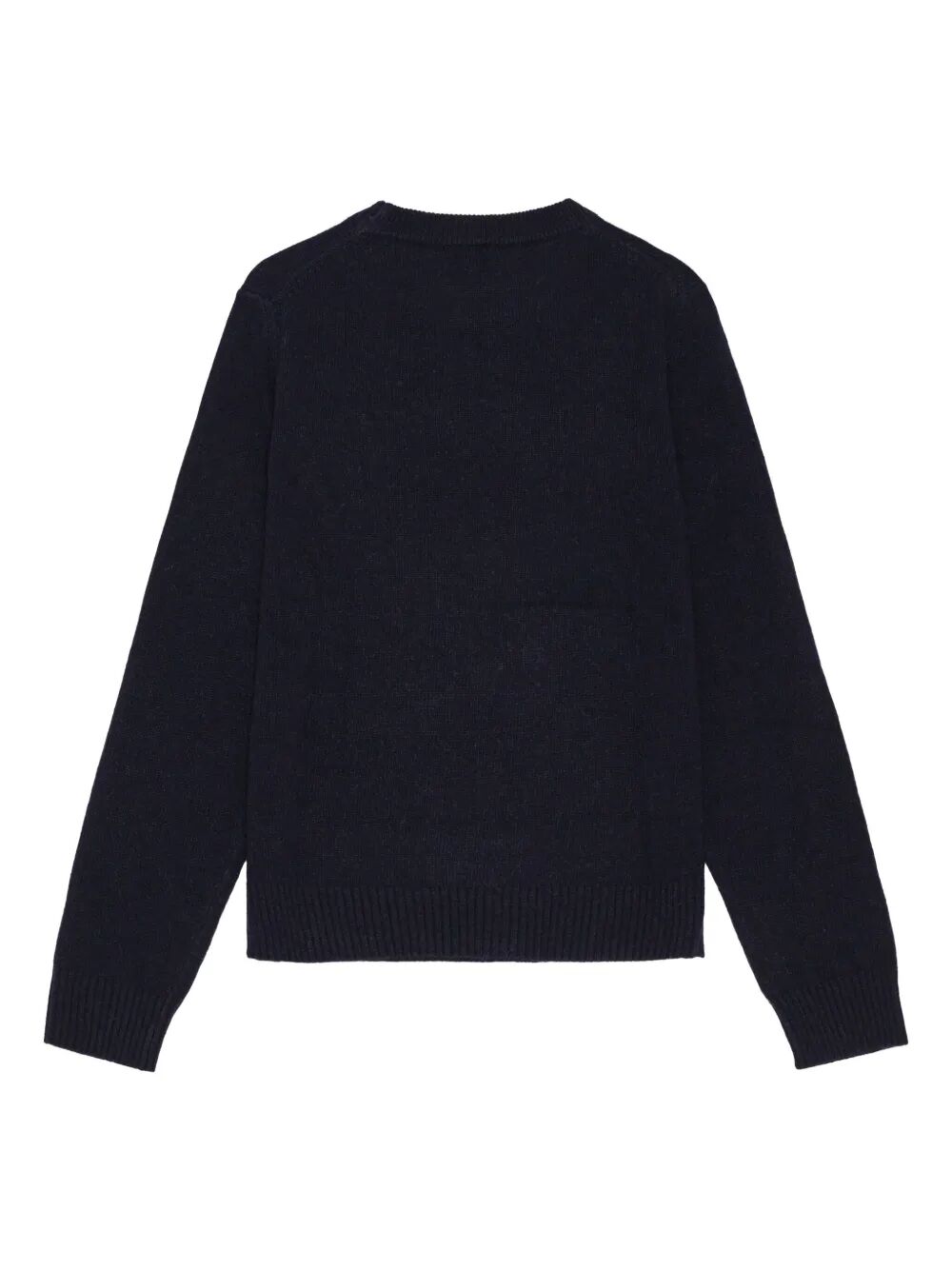 Graphic Wool Mix Baseball Crewneck