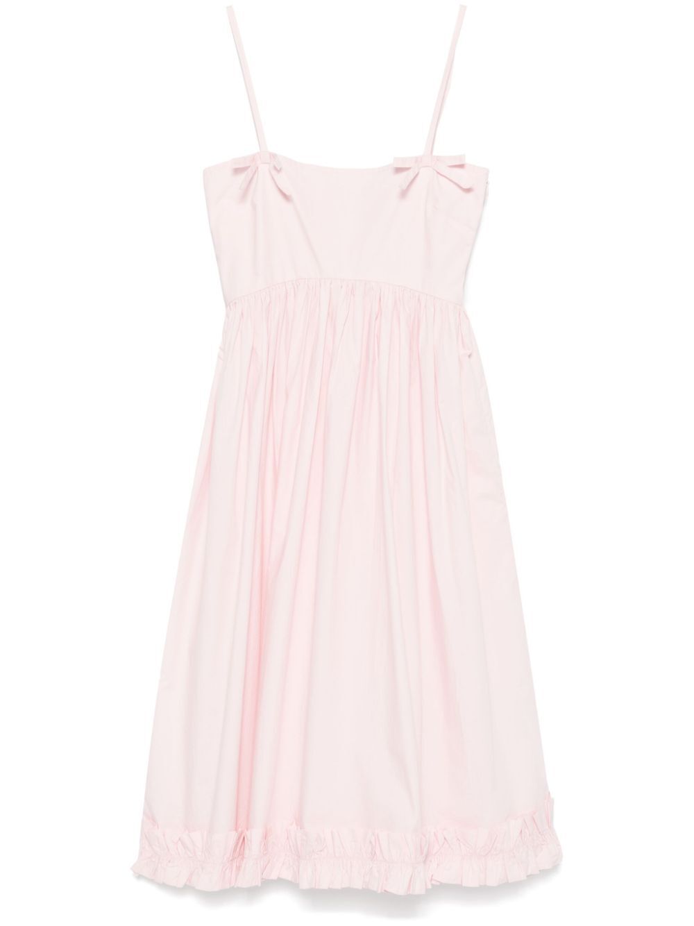 Cotton Poplin Strap Dress