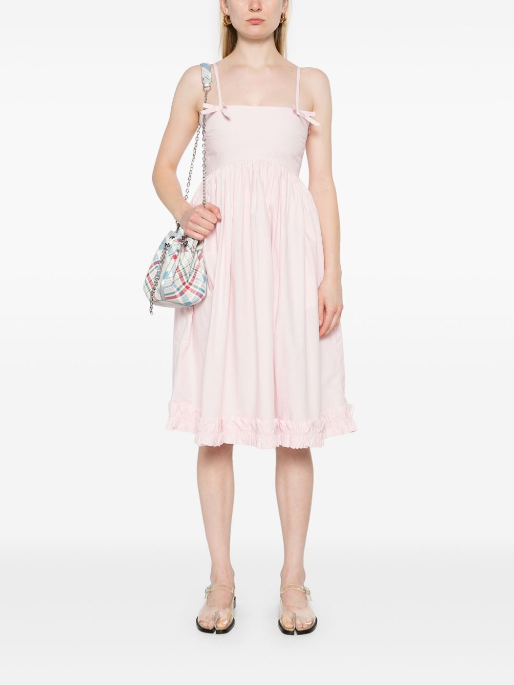 Cotton Poplin Strap Dress