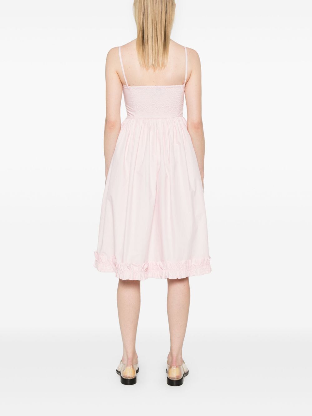 Cotton Poplin Strap Dress