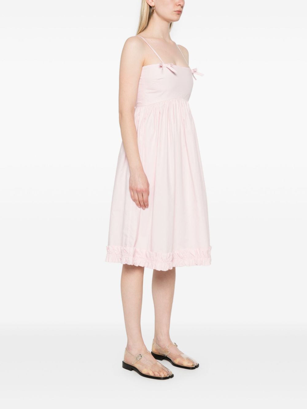 Cotton Poplin Strap Dress