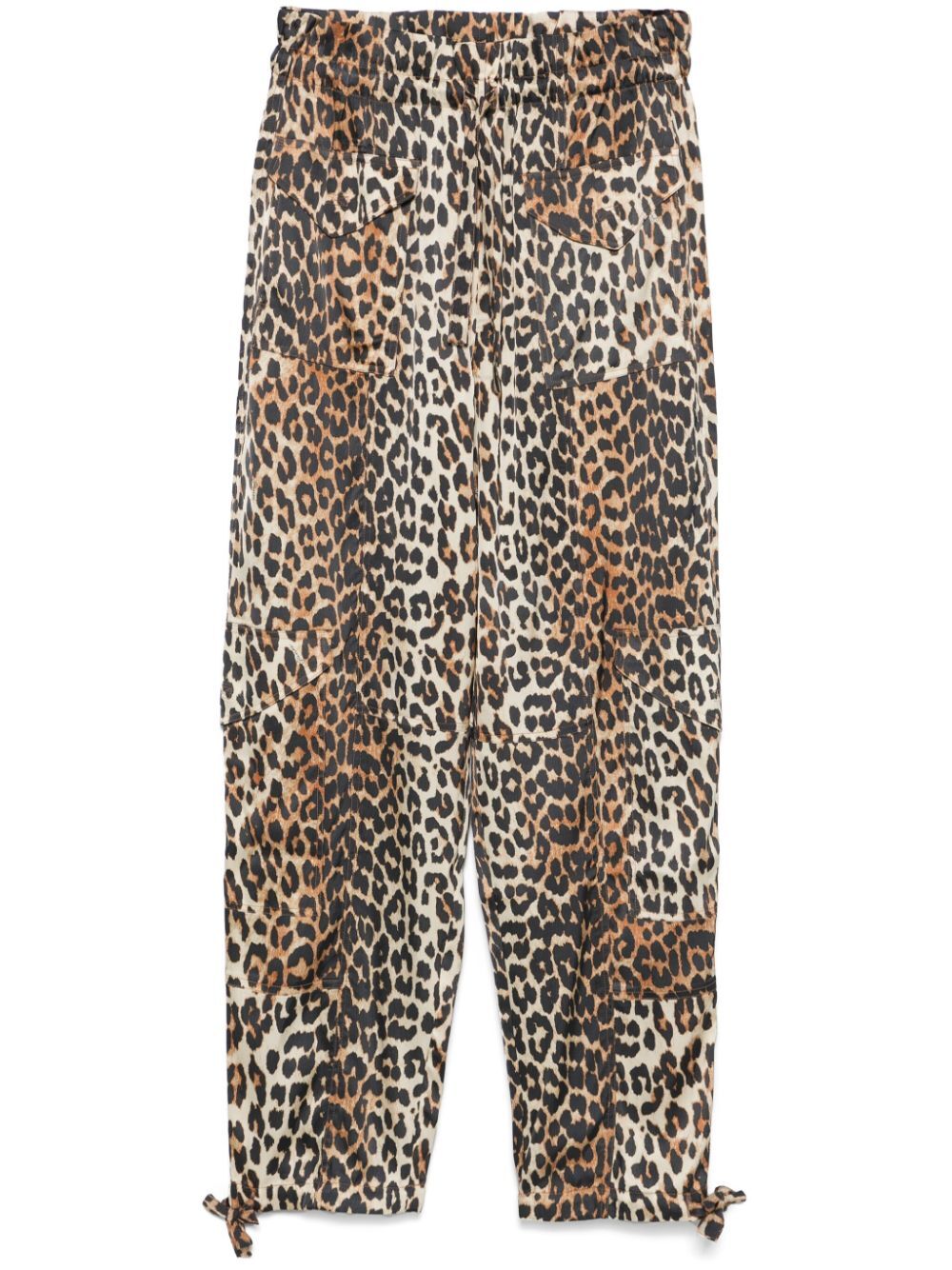 Printed Satin Pants