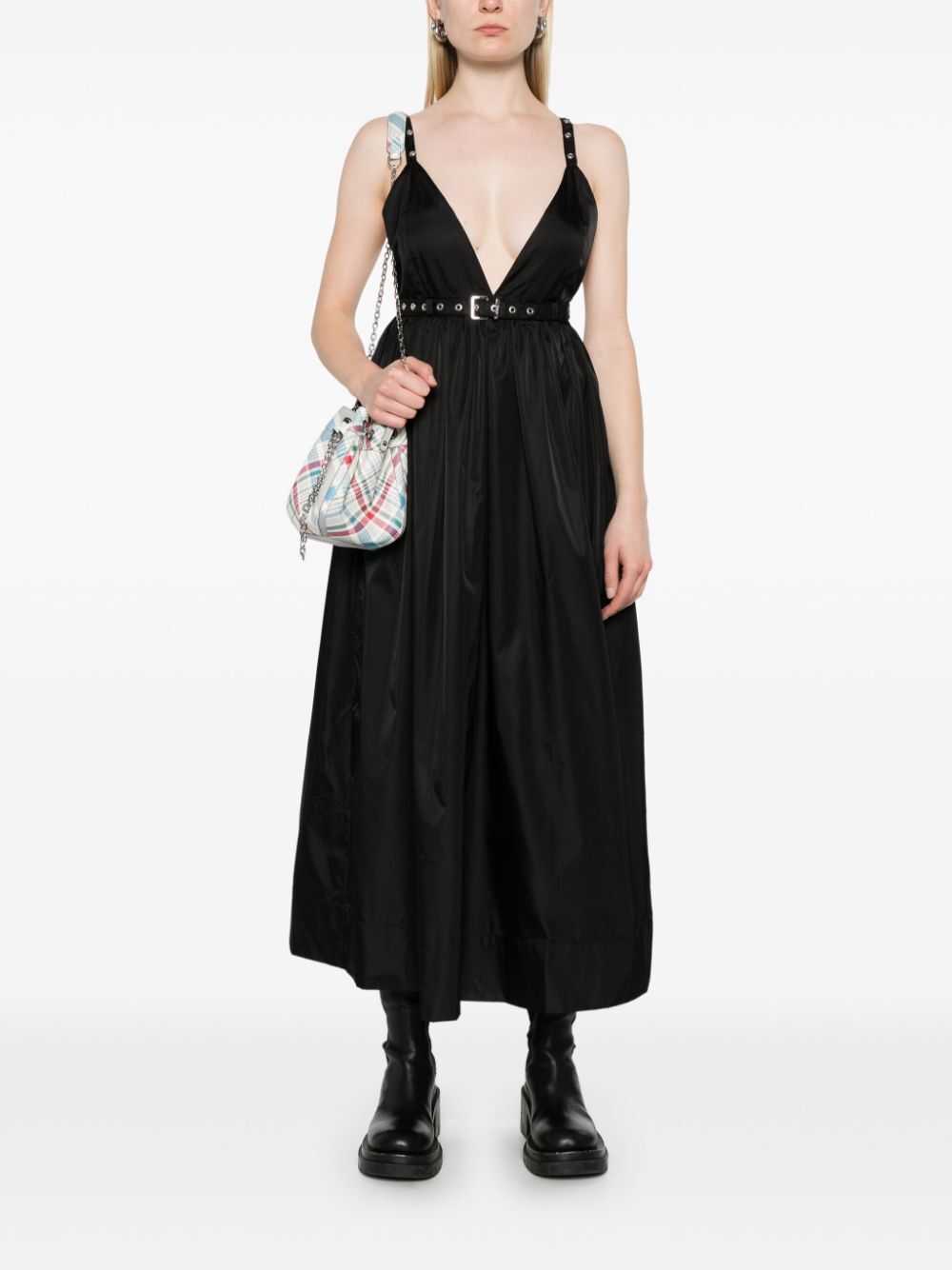 Duchesse Nylon Strap Dress