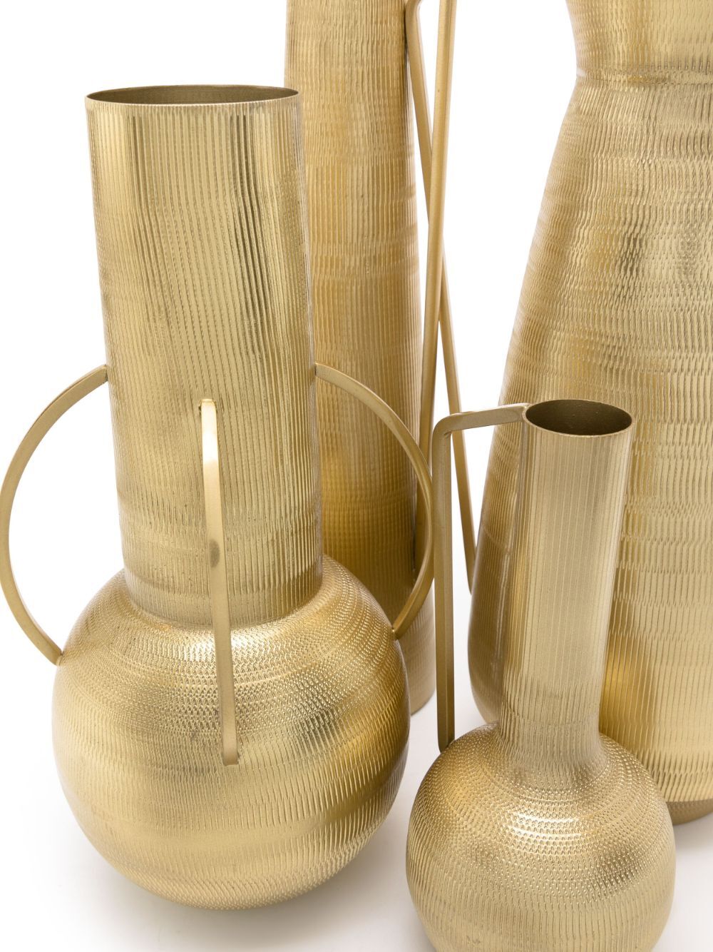 VASES ROMAN NURLING GOLD SET 4