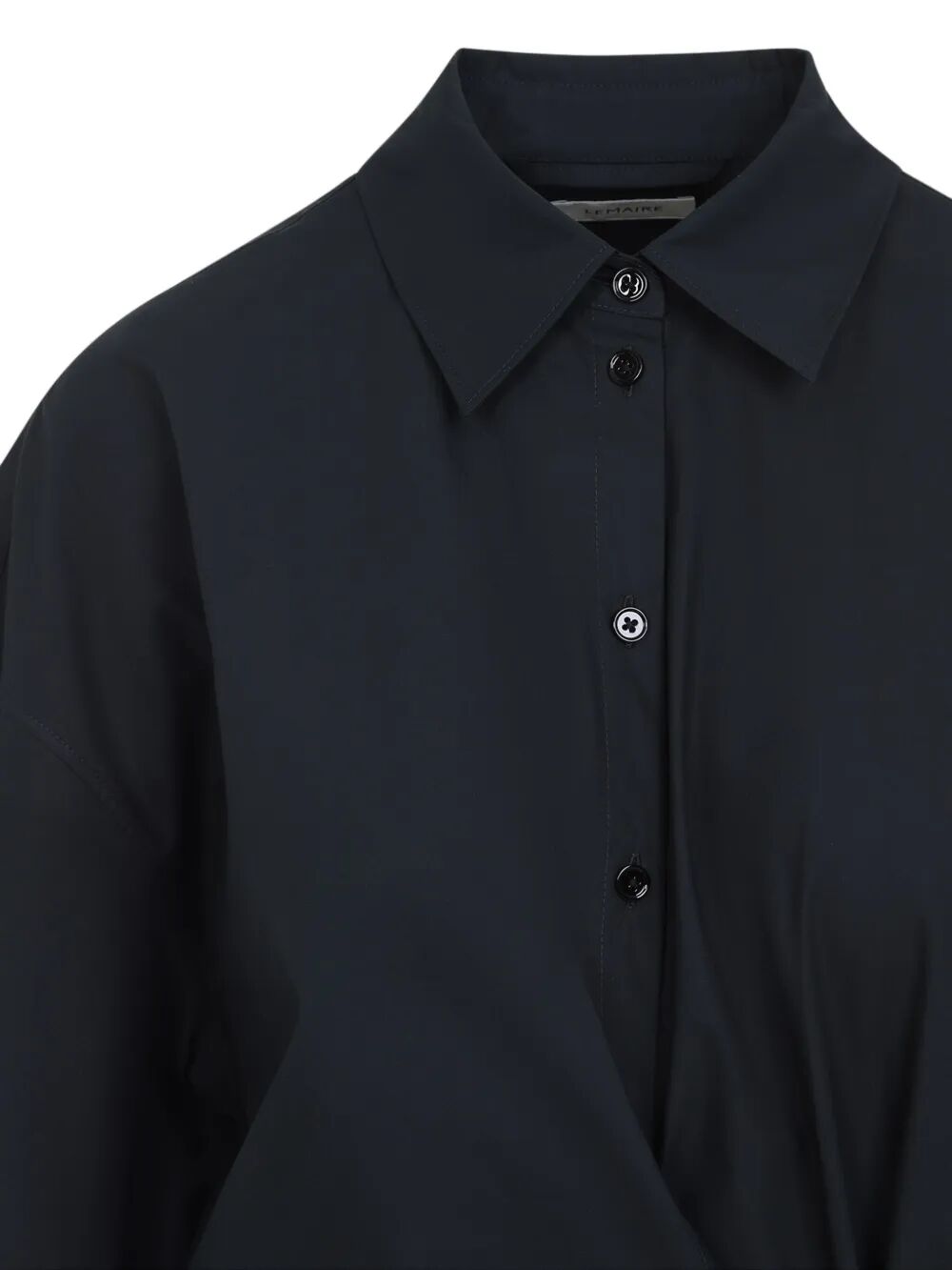 Abito camicia (Chemisier) con bottone svasato