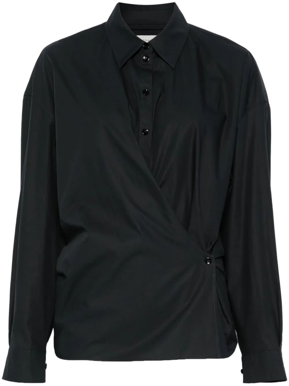 Camicia con bottone svasato
