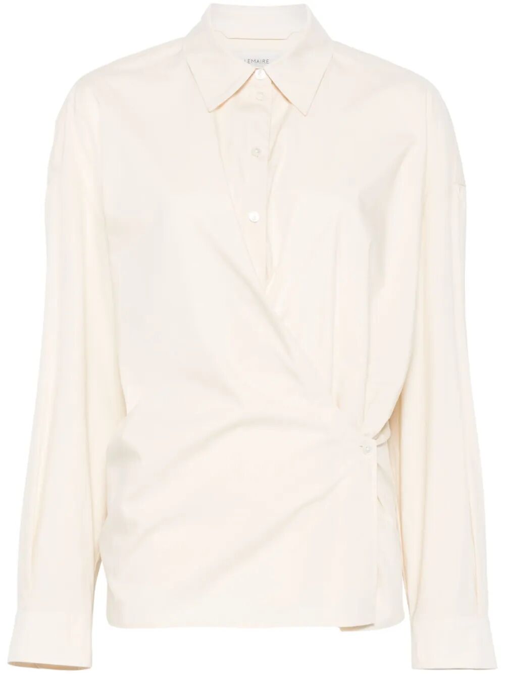 Camicia con bottone svasato