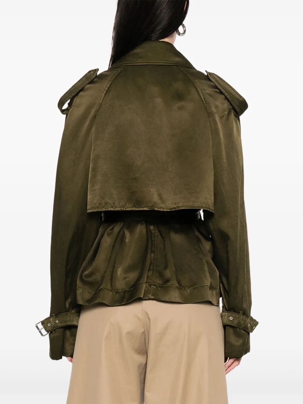 Giacca tench cropped