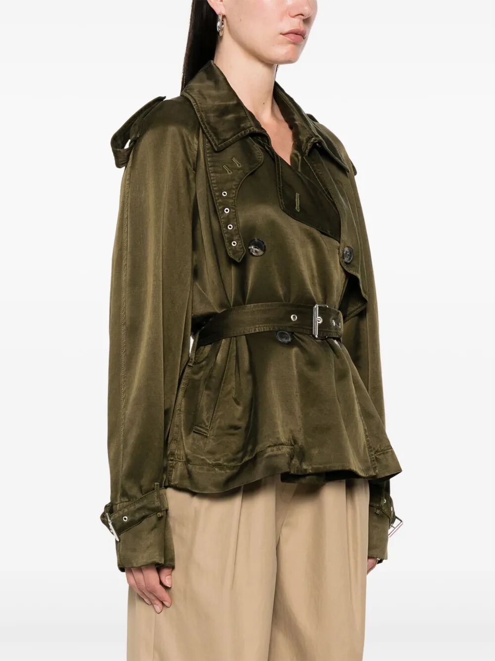 Giacca tench cropped
