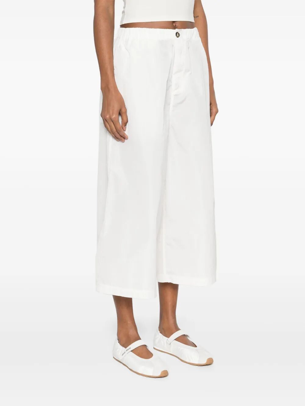 Pantaloni ampi a 3/4