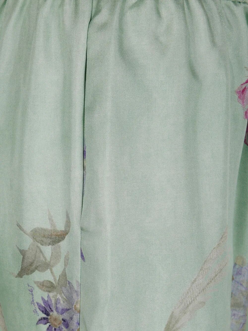 Pantaloni a pallazzo con elastico in vita