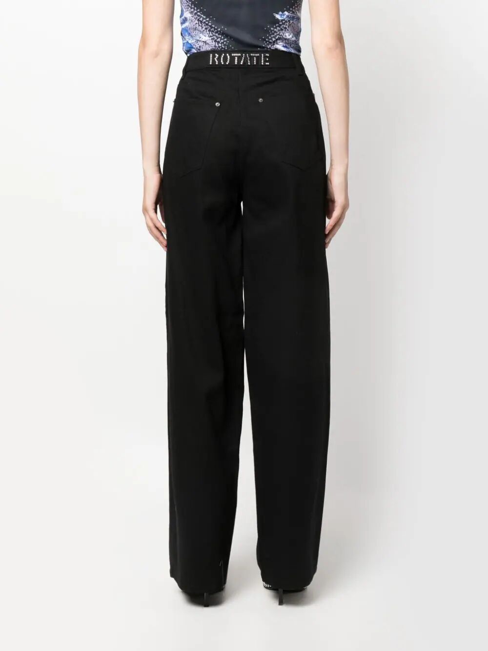 Twill Wide Leg Pants