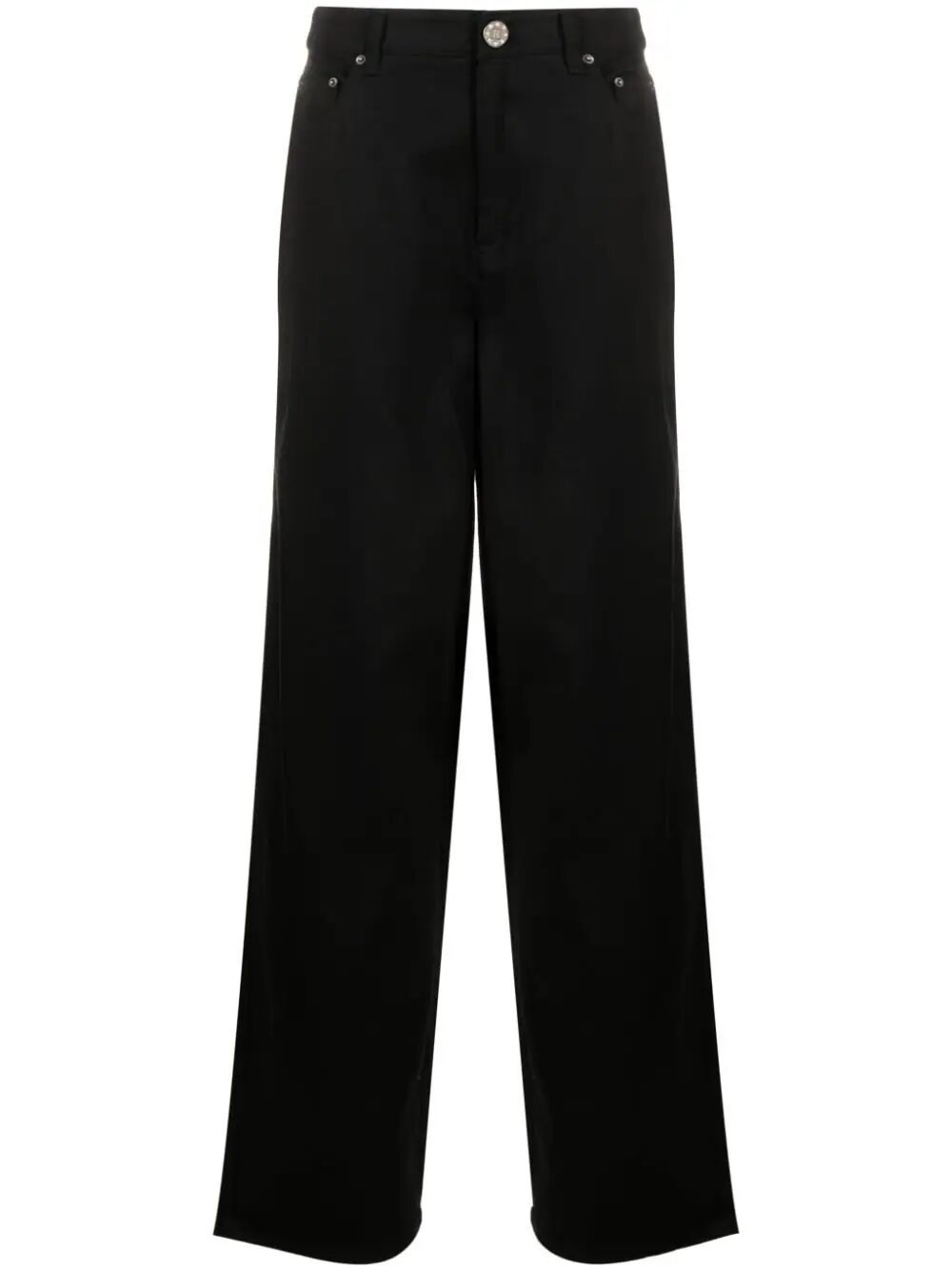 Twill Wide Leg Pants