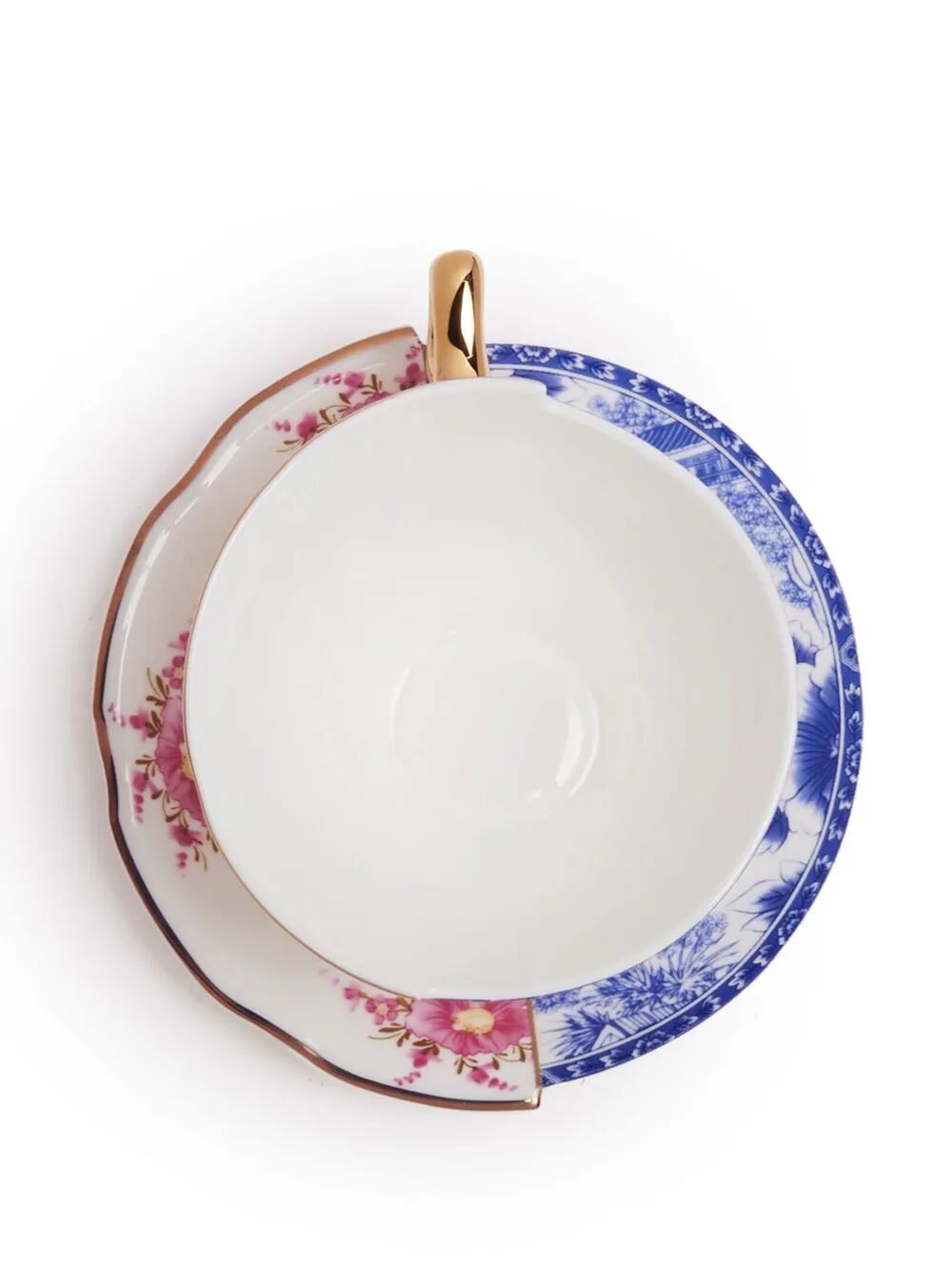 TAZZA DA TÈ CON PIATTINO IN PORCELLANA "HYBRID-ZENOBIA"