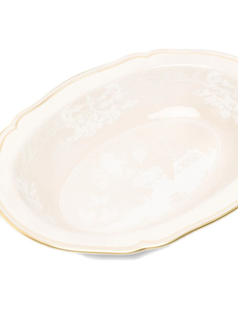 A.DOCCIA VASSOIO OVALE FONDO CM 25