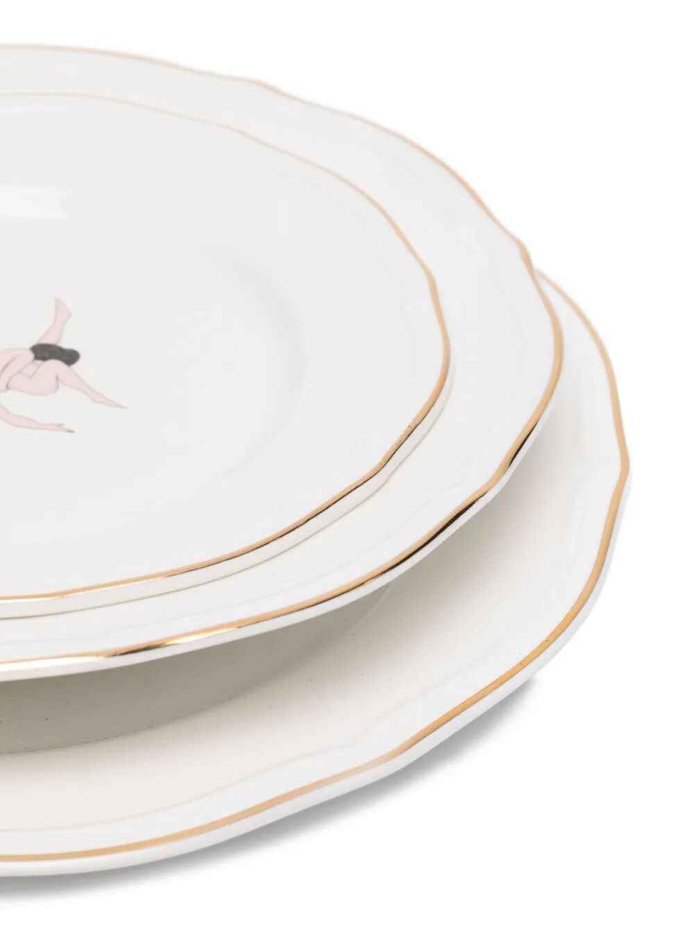 SET 3 PIATTI “SEIKANTAI5271" + TOV IN LINO - ARCHED