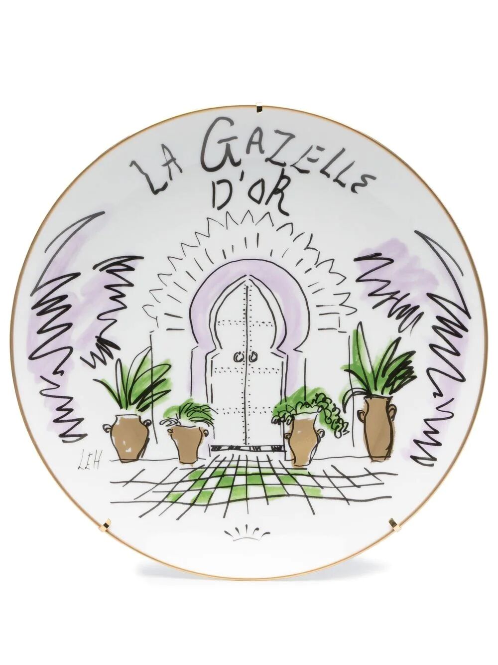 PIATTO DESIGN LA GAZELLE D`OR