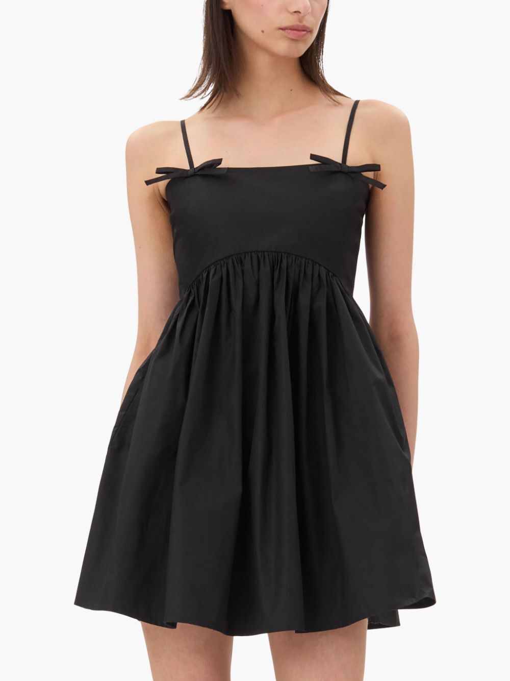 Cotton Poplin Strap Dress