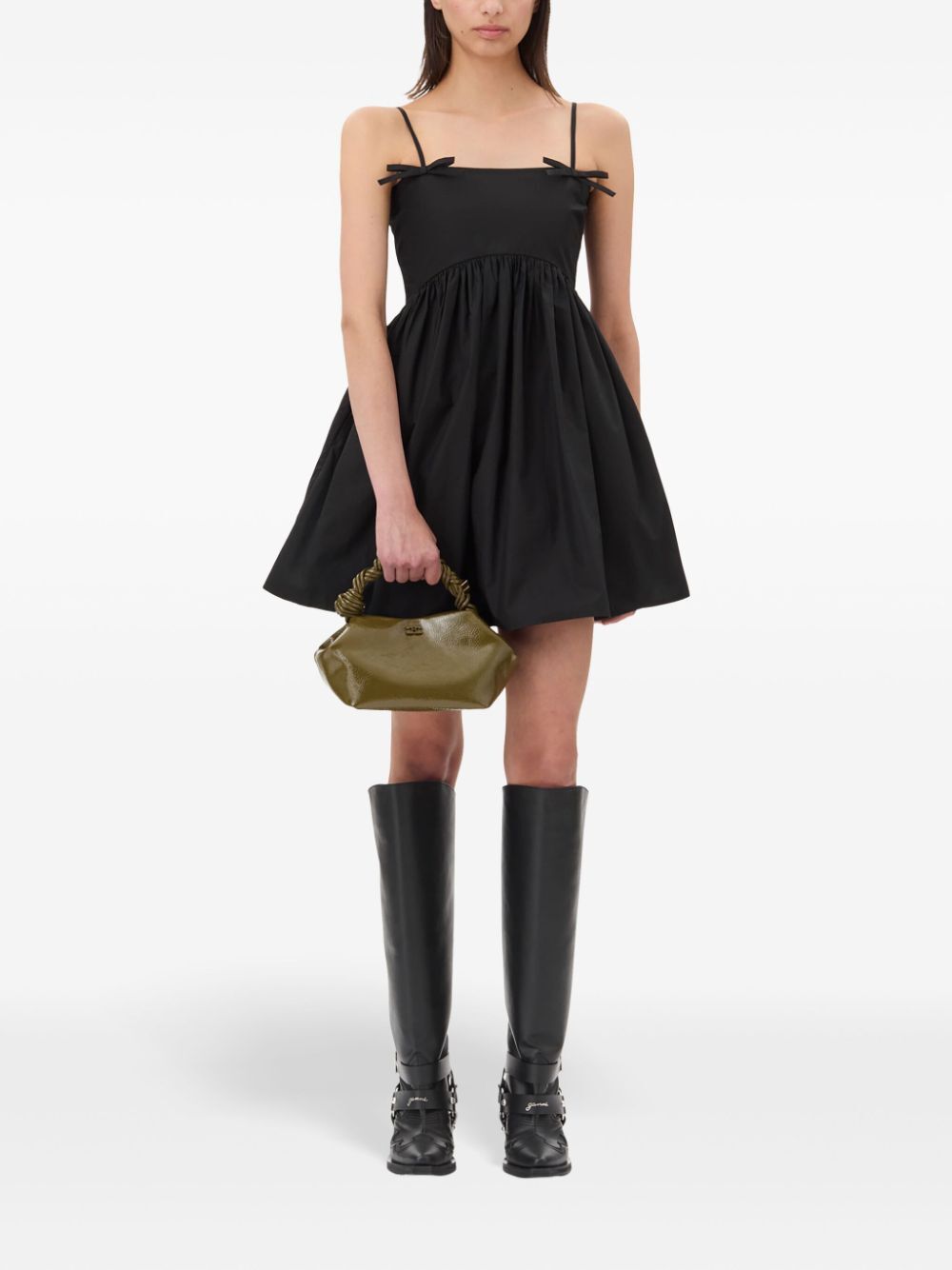 Cotton Poplin Strap Dress