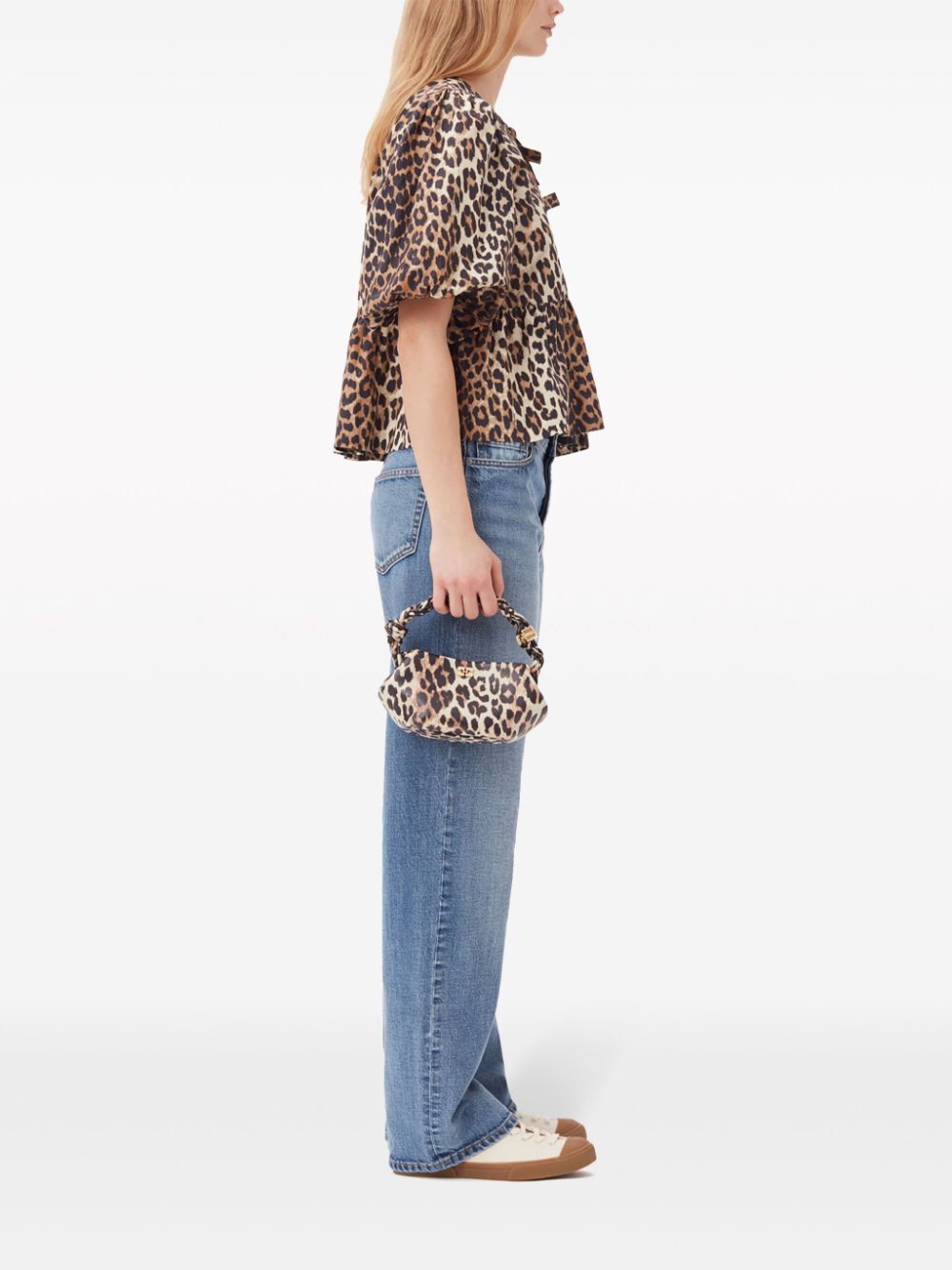 Ganni Bou Bag Mini Print