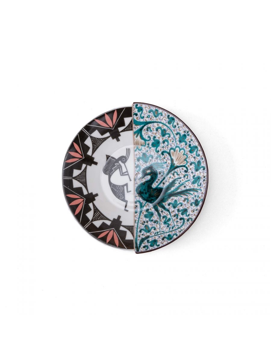 TAZZA DA TÈ CON PIATTINO "HYBRID-ASPERO"