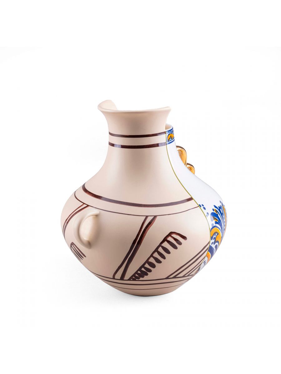 VASO IN PORCELLANA "HYBRID-NAZCA" ø cm. 22,5 h.25