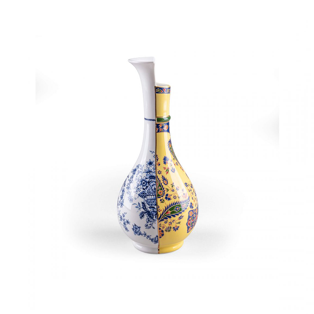 VASO IN PORCELLANA "HYBRID-CHUNAR" ø cm. 16 h.36,5