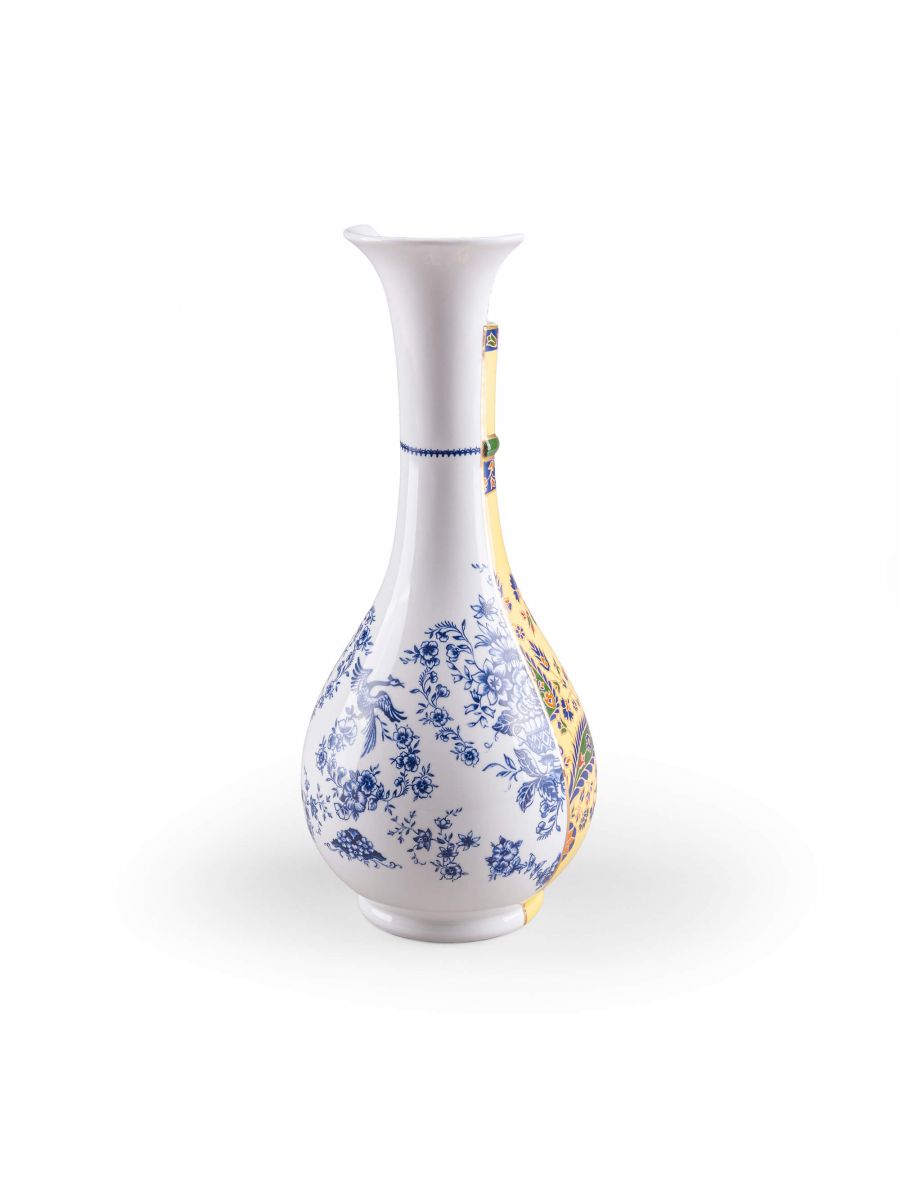 VASO IN PORCELLANA "HYBRID-CHUNAR" ø cm. 16 h.36,5