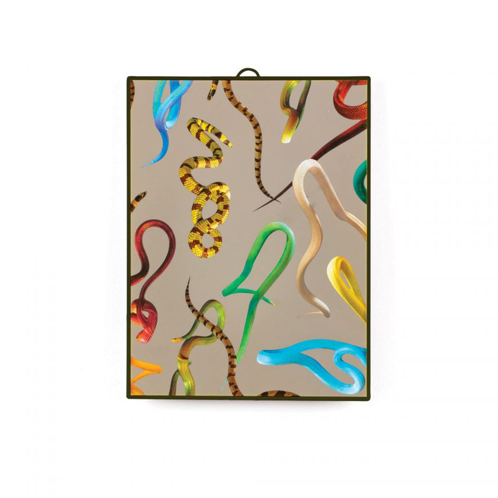 SPECCHIO "TOILETPAPER" Cm.22,5x29,5 - SNAKES