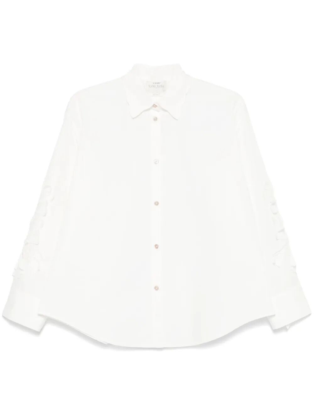 Camicia con applicazioni