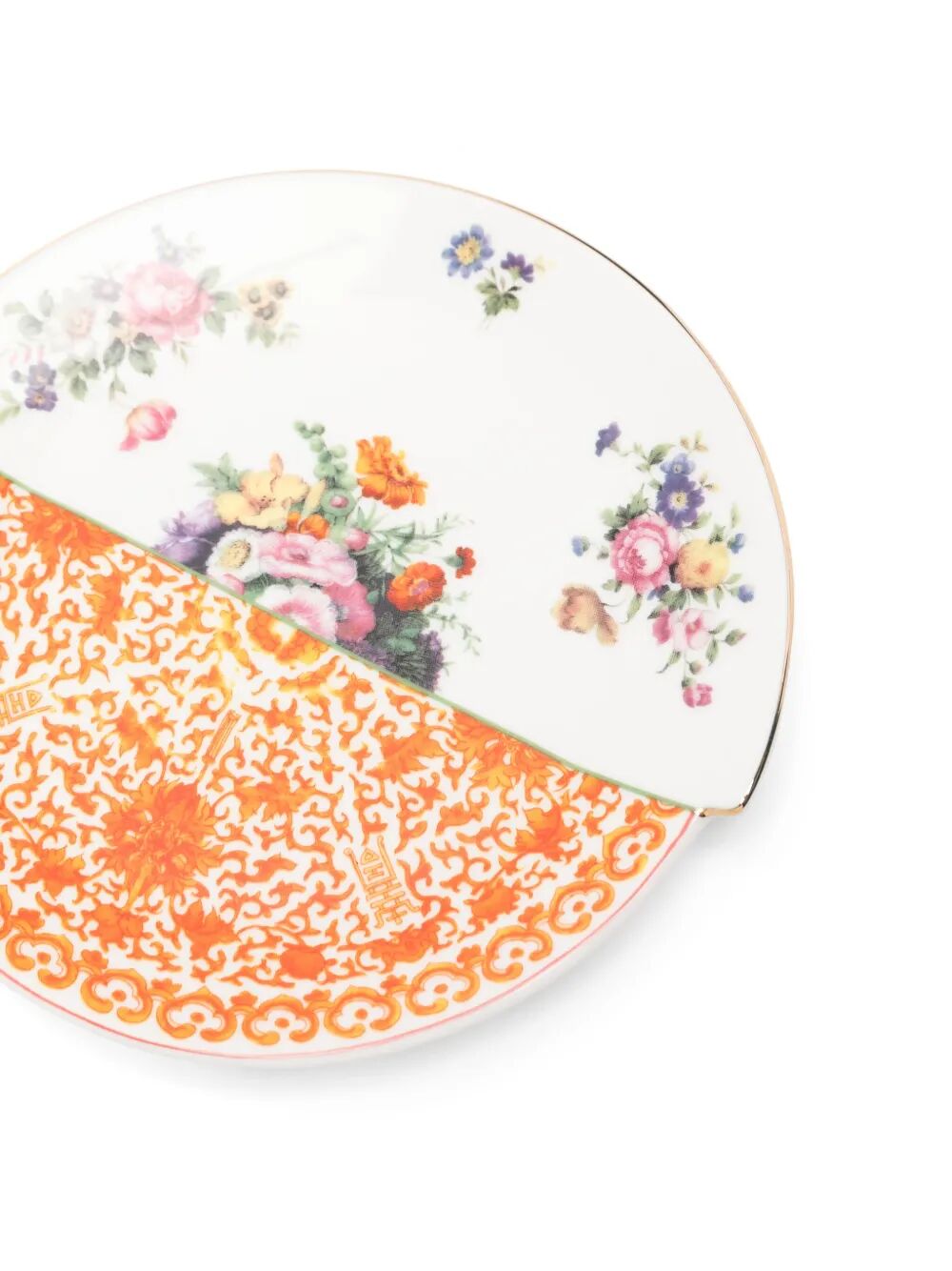 PIATTINO PER IL PANE IN PORCELLANA "HYBRID" CM 15 × 14,5 - OLIVIA