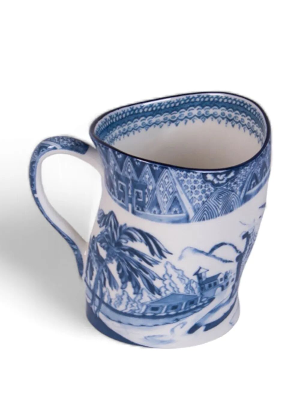 TAZZA IN PORCELLANA "CLASSIC ON ACID" RUINS Cm 11,5x7,5x9