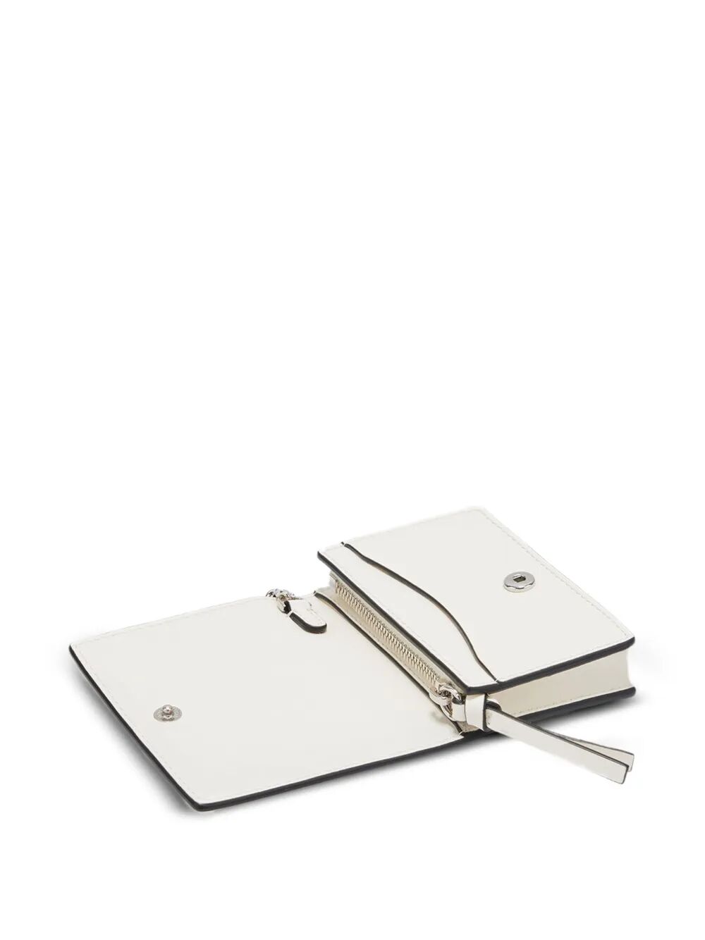 Ganni Card Holder With Flap Cat Signature
