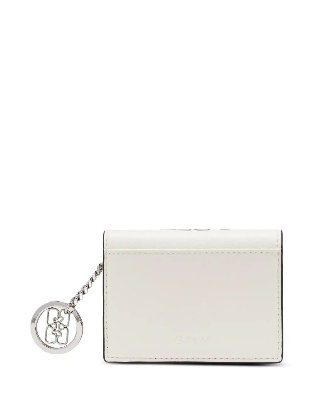 Ganni Card Holder With Flap Cat Signature