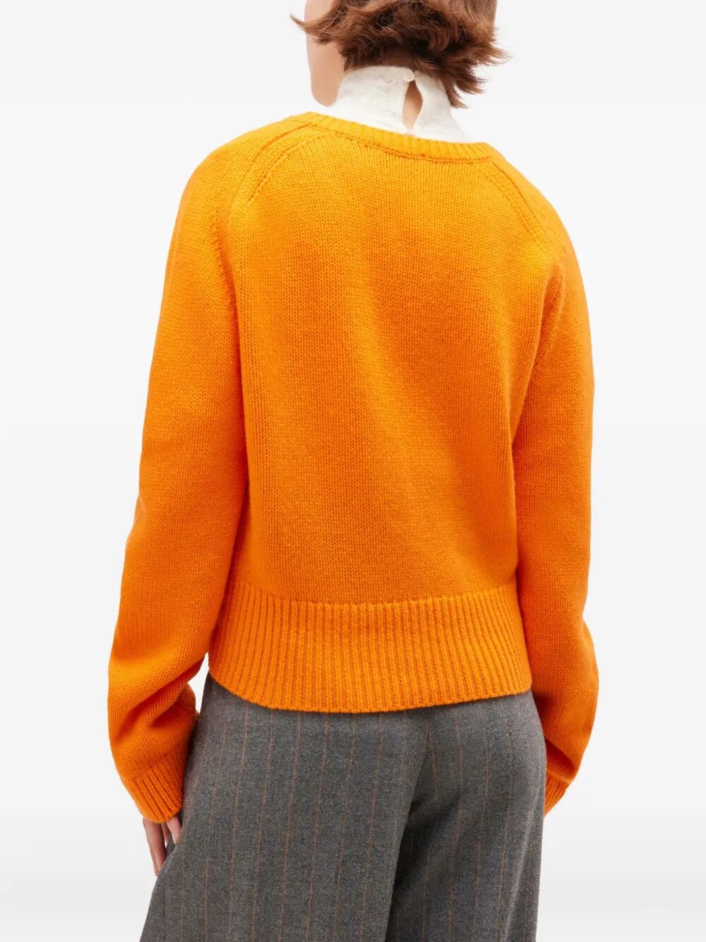Chunky Cashmere Deep V-Neck